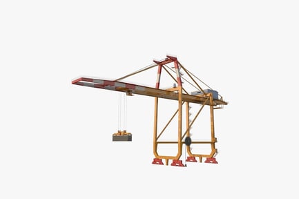 Aperçu: Grue à conteneurs industrielle