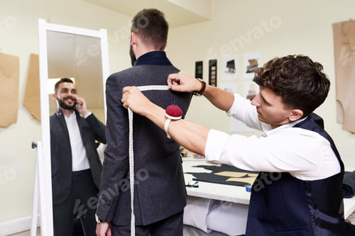 Preview: Measuring Customer at Sewing Atelier