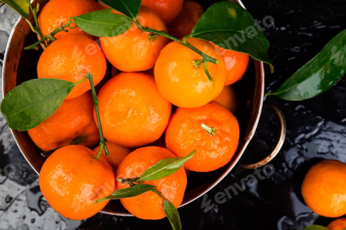 Preview: Tangerines background. Delicious and beautiful Citrus.