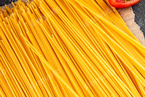 Preview: Spaghetti raw pasta food durum wheat ingredient fresh dish on the table food