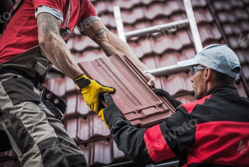 Preview: Red Roof Tiles Installation