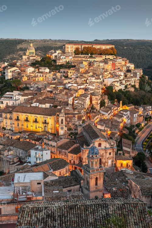 Preview: Ragusa, Italy at Dusk