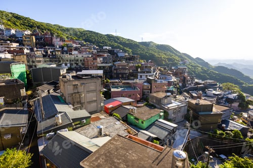 Preview: Jiufen village on the mountain in Taiwan