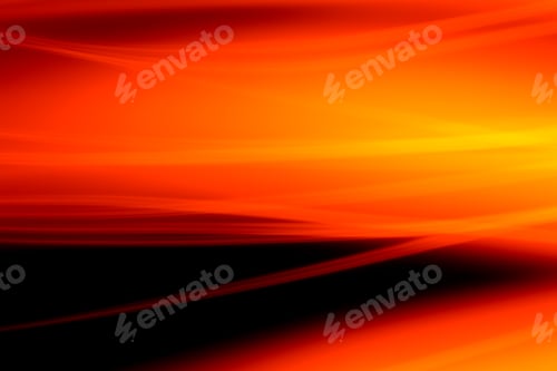 Preview: Abstract Orange Streaks on Black Background