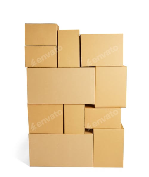 Preview: box package delivery cardboard carton packaging isolated shipping gift container