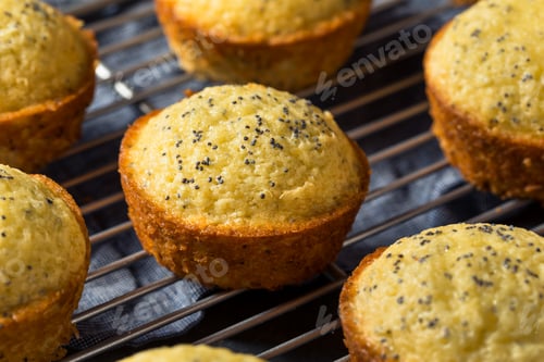 Preview: Homemade Lemon Poppyseed Muffins