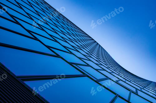 Preview: Modern architecture buildings in Vienna Austria Europe metal glass and concrete