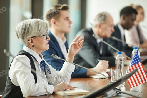 Preview: Female political leader at conference