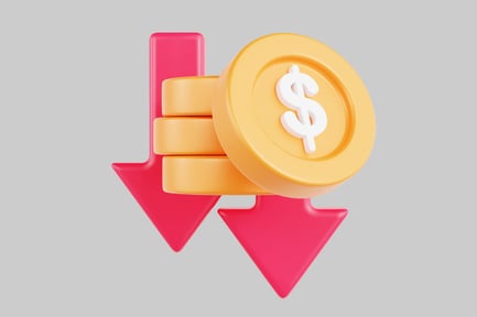 Preview: Cost reduction coins with arrows