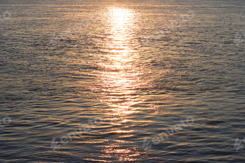 Preview: Water surface background, golden hour, sunlight on water