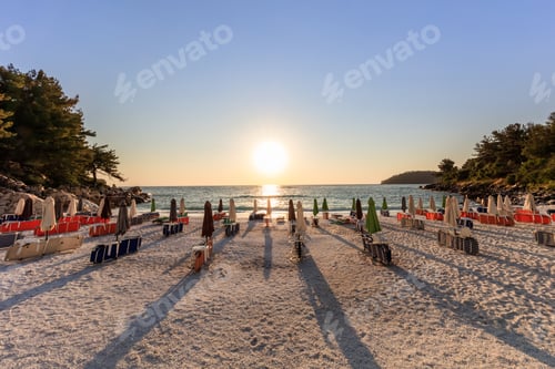Preview: Marble beach (Saliara beach), Thassos Islands, Greece