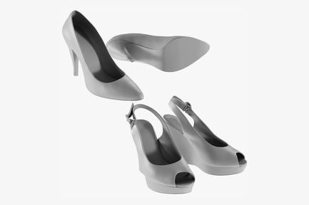 Preview: High Heel Shoe Collection 18 - Pointed, Wedge, and Slingback Styles
