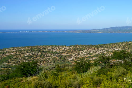 Preview: Rural landscape of Gargano, Apulia, Italy, in June