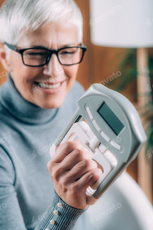 Preview: Digital Hand Grip Dynamometer for Strength Measurement