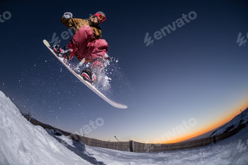 Preview: Snowboarding in the mountains