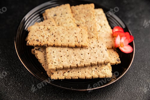 Preview: cracker whole grain healthy food durum wheat cookies tasty snack fresh gourmet food