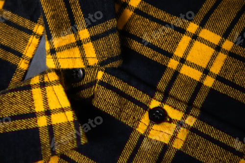 Preview: Close Up of a Plaid Flannel Shirt