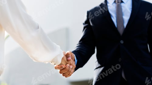 Preview: Business people shaking hands for an agreement