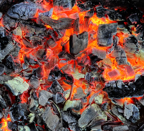 Preview: Close-up of live coals background