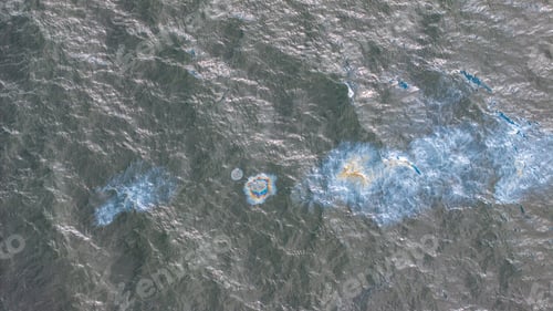 Preview: Aerial view of oil spill in Baltic Sea