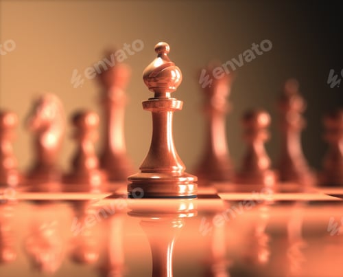 Preview: Bishop Chess Game Board