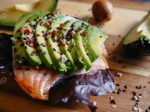 Preview: Delicious Avocado Toast with Salmon and Seeds