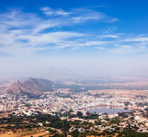 Preview: Holy city Pushkar. . Rajasthan, India