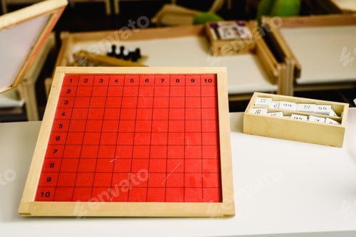 Preview: Graphical boards to learn mathematics in a Montessori school of alternative education.