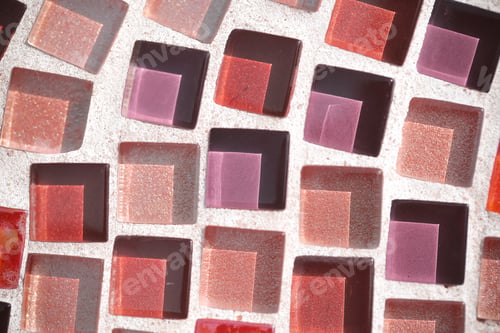 Preview: Colored Glass Mosaic Background Image