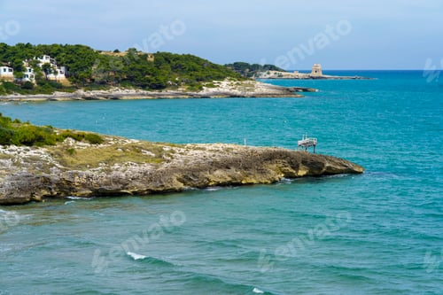 Preview: Landscape along the coast of Gargano near Peschici and Vieste