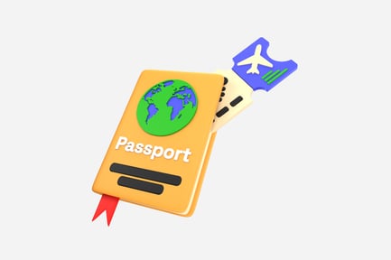 Preview: Passport 3D Illustration