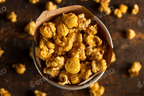 Preview: Homemade Crunchy Caramel Popcorn