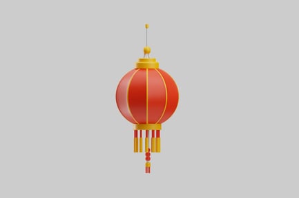 Preview: Festive Asian Lantern Decoration