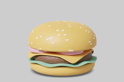 Preview: Stylized hamburger