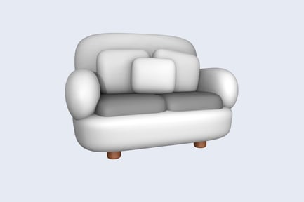 Preview: Sofa Clean 3D Illustration