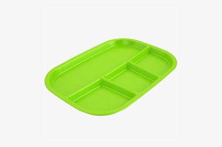 Preview: Green Compartment Lunch Tray
