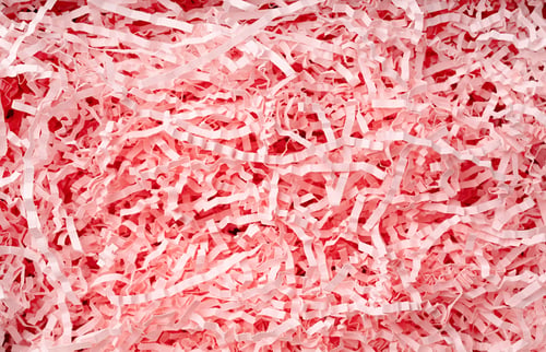 Preview: Shredded pink paper packing material texture