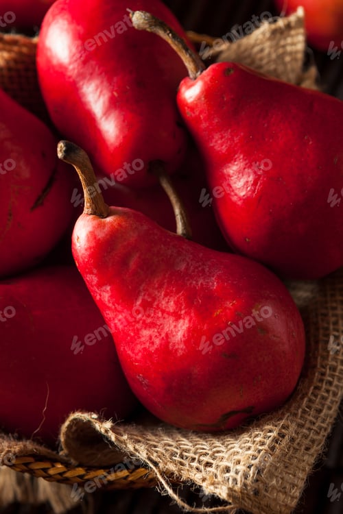 Preview: Raw Organic Red Pears