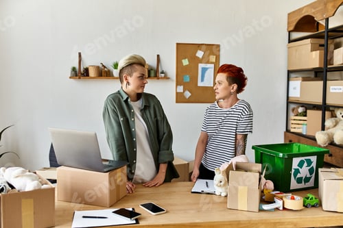 Preview: Empowering equality: young lesbian couple uniting in charity