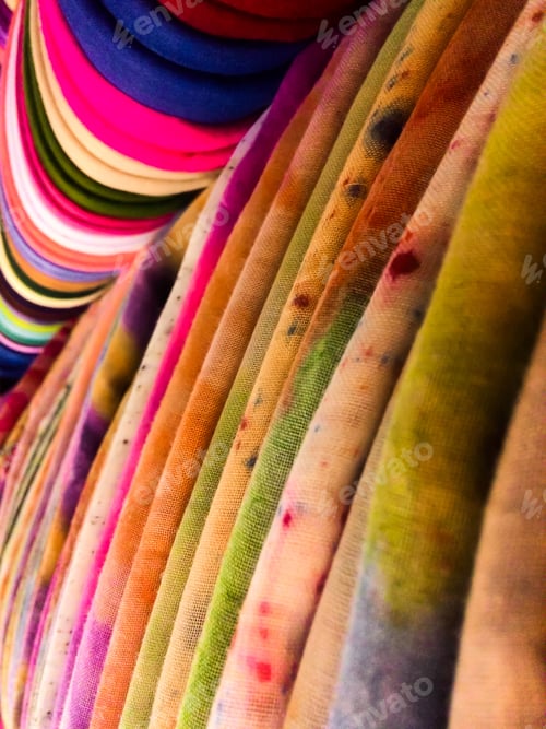 Preview: Colorful Textiles in a Rainbow of Shades