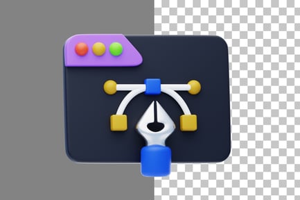Preview: Graphic Design 3D Icon