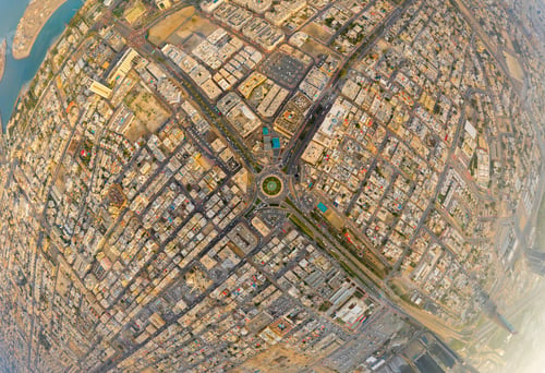Preview: Dubai Downtown skyline, United Arab Emirates or UAE. Urban city.