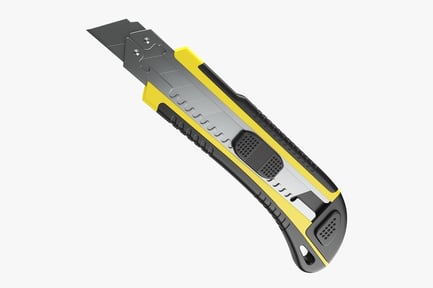 Preview: Retractable Blade Utility Knife - Slide Lock Cutter