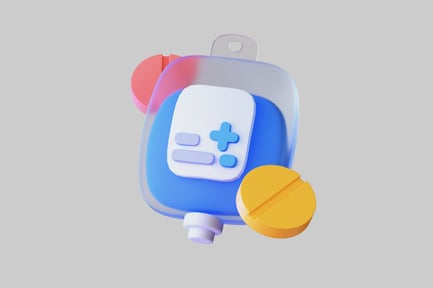Preview: Cute pill bottle with pills