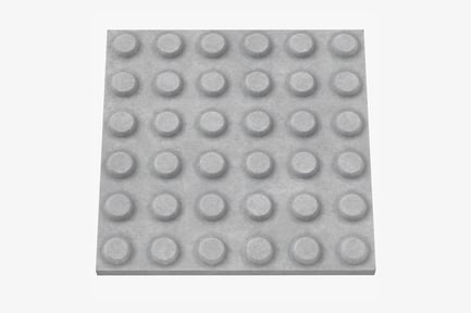 Visualização: Telha de pavimentação com indicador tátil de superfície do solo