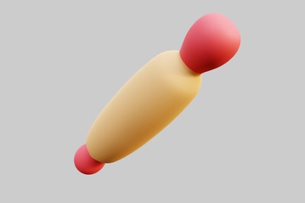 Preview: Cartoon corn dog treat icon
