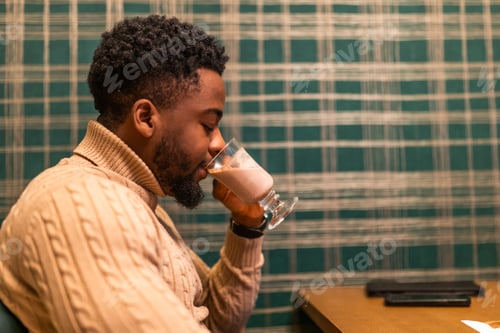 Preview: Black man in bar