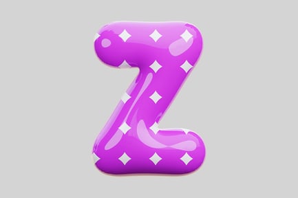 Preview: Inflated Letter Z