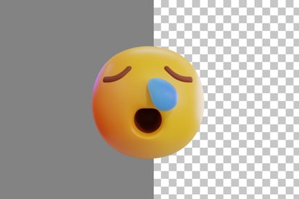 Preview: Stress Emoji 3D Icon