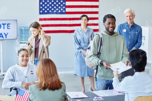 Preview: Diverse Group of Voters on Election Day
